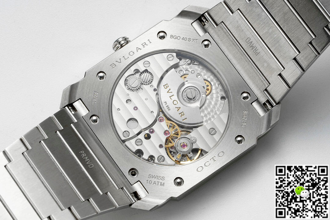 Bvlgari Octo Finissimo 103431 BV Factory Stainless Steel Blue Dial