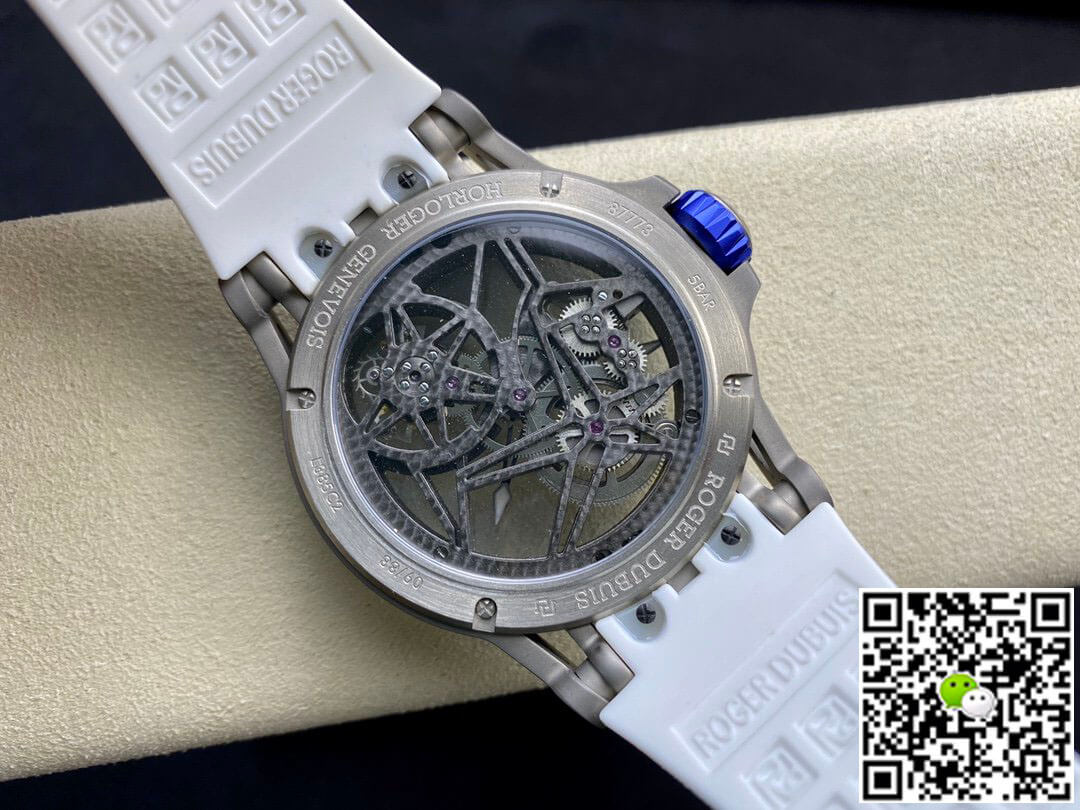 Roger Dubuis Excalibur RDDBEX0479 BBR Factory Tourbillon Rubber Strap