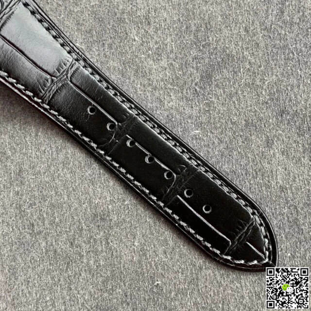 Patek Philippe Nautilus 5726/1A-010 GR Factory Black Leather Strap
