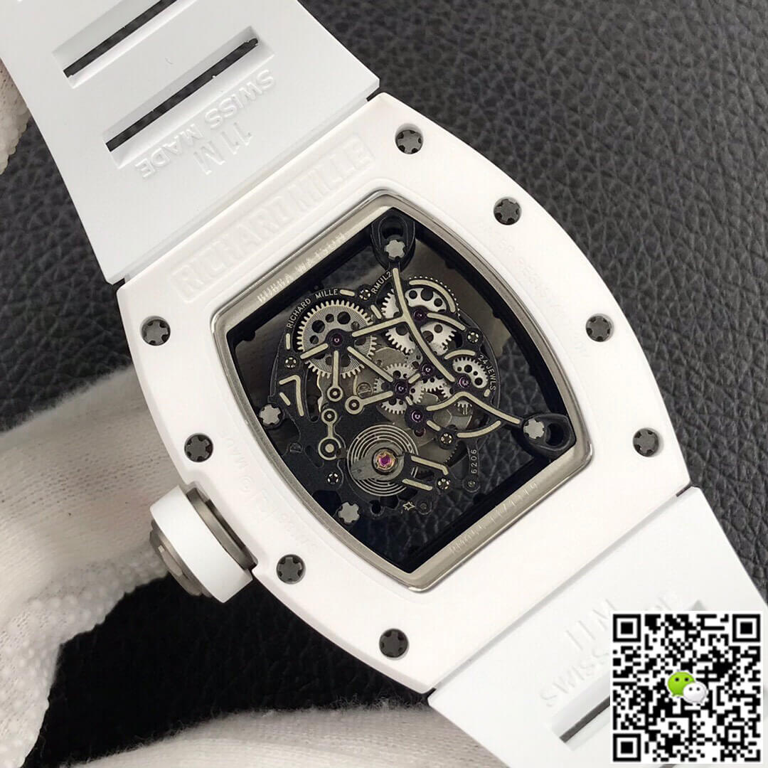 Richard Mille RM055 ZF Factory White Ceramic