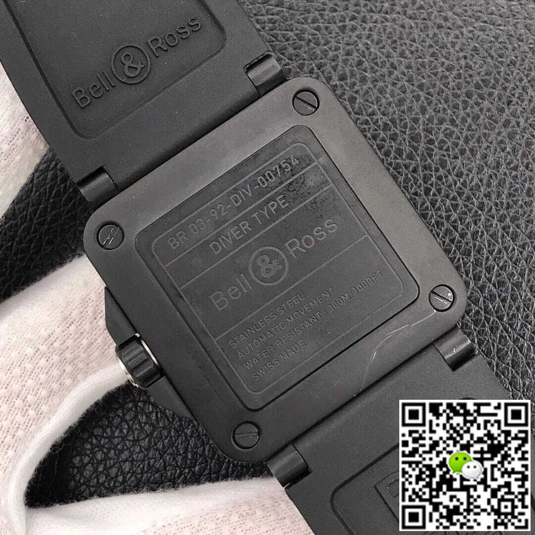 Bell & Ross BR0392-D-BL-CE/SRB Ceramic Case