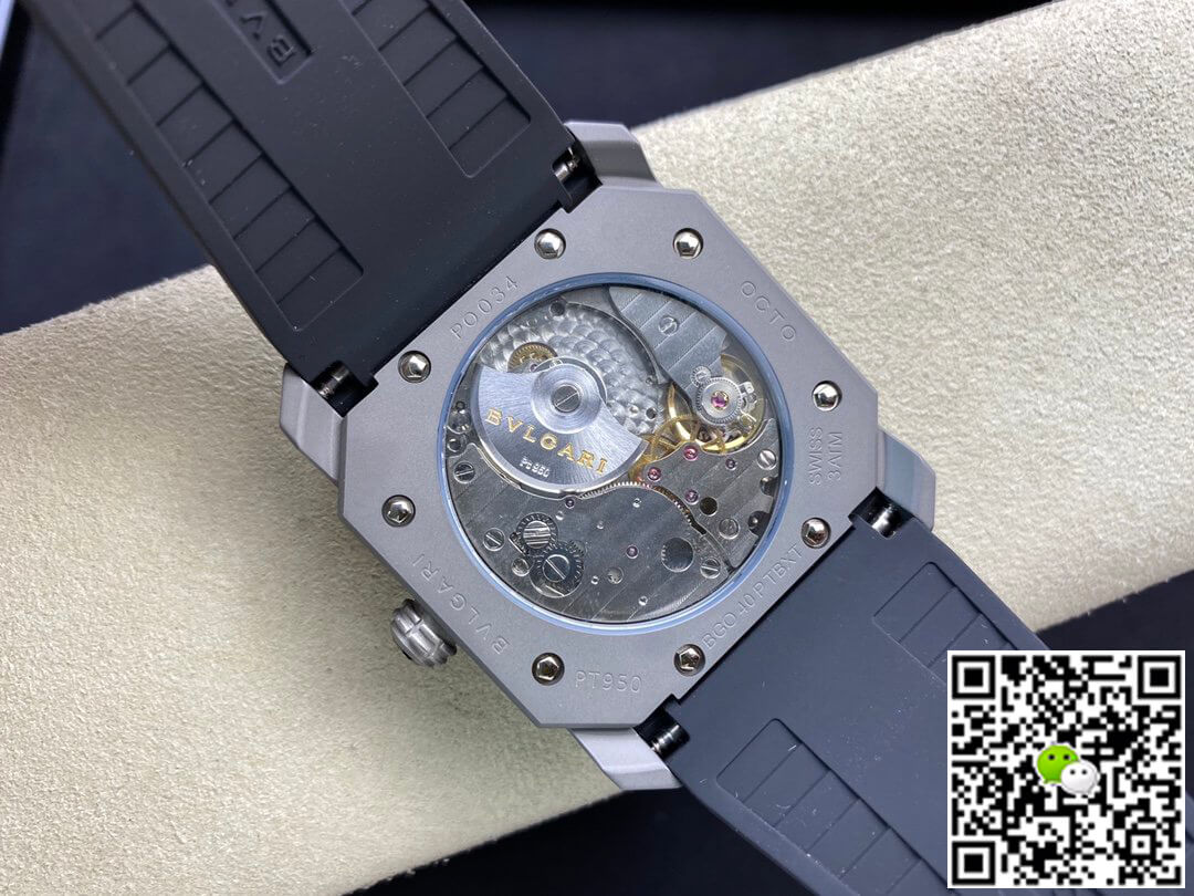 Bvlgari Octo Finissimo BV Factory V2 Rubber Strap