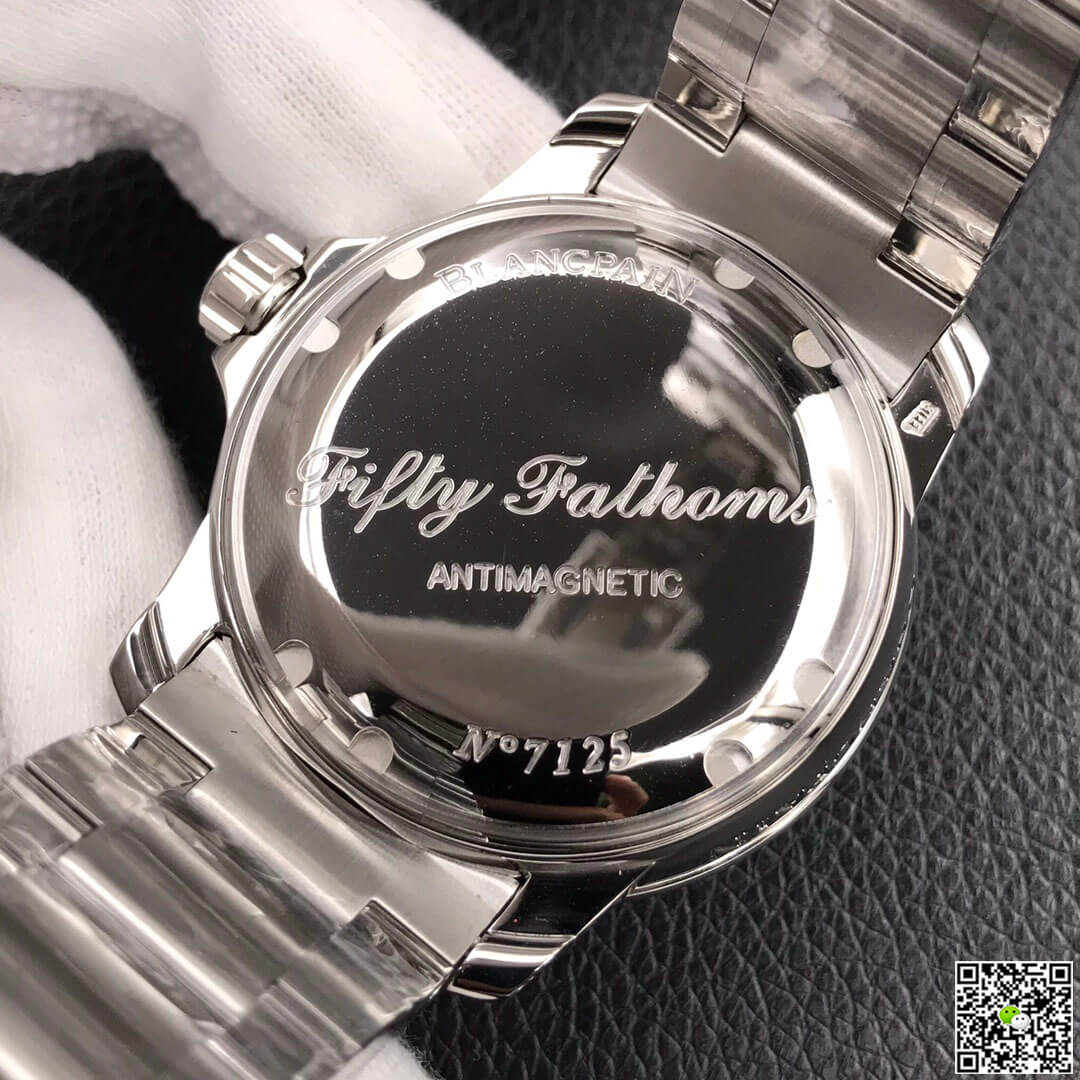 Blancpain Fifty Fathoms 5015 ZF Factory Stainless Steel Black Dial