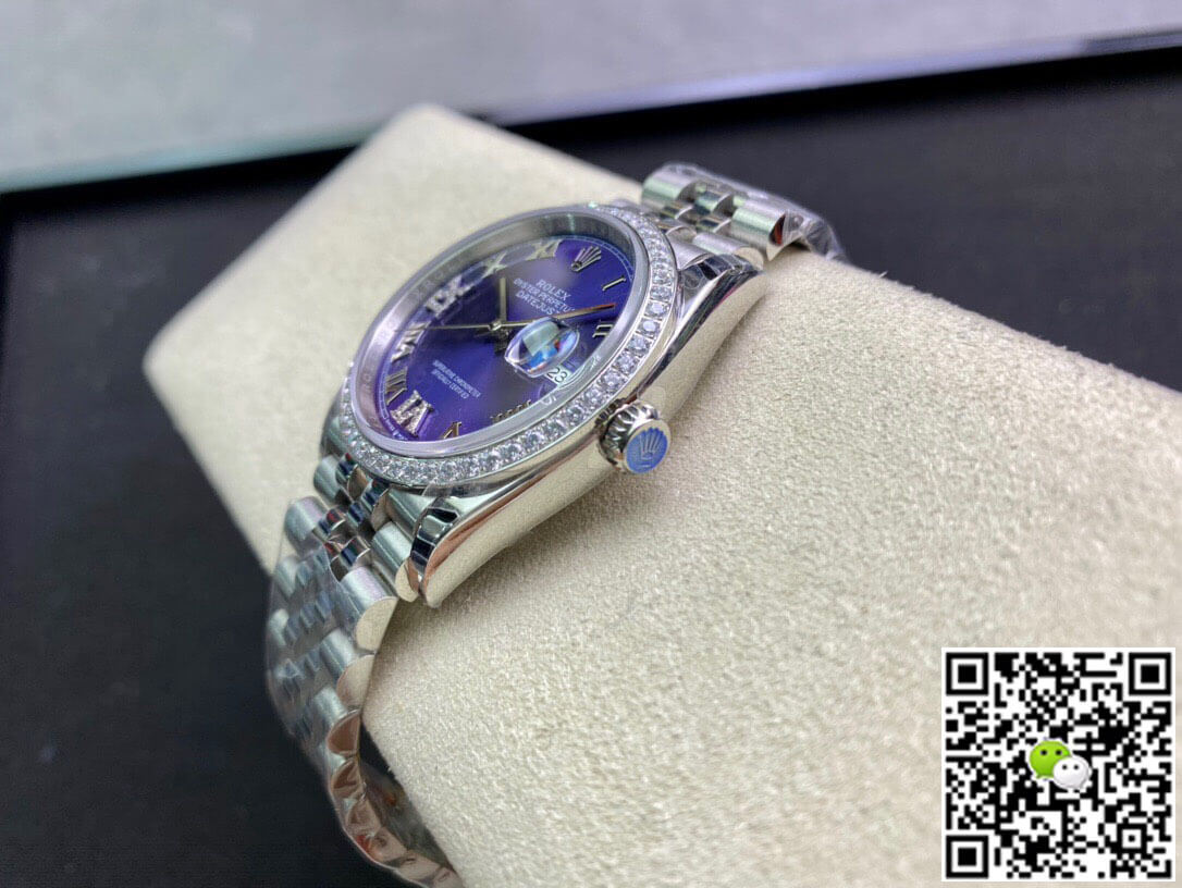 Rolex Datejust M126284RBR-0013 EW Factory Diamond-set Bezel