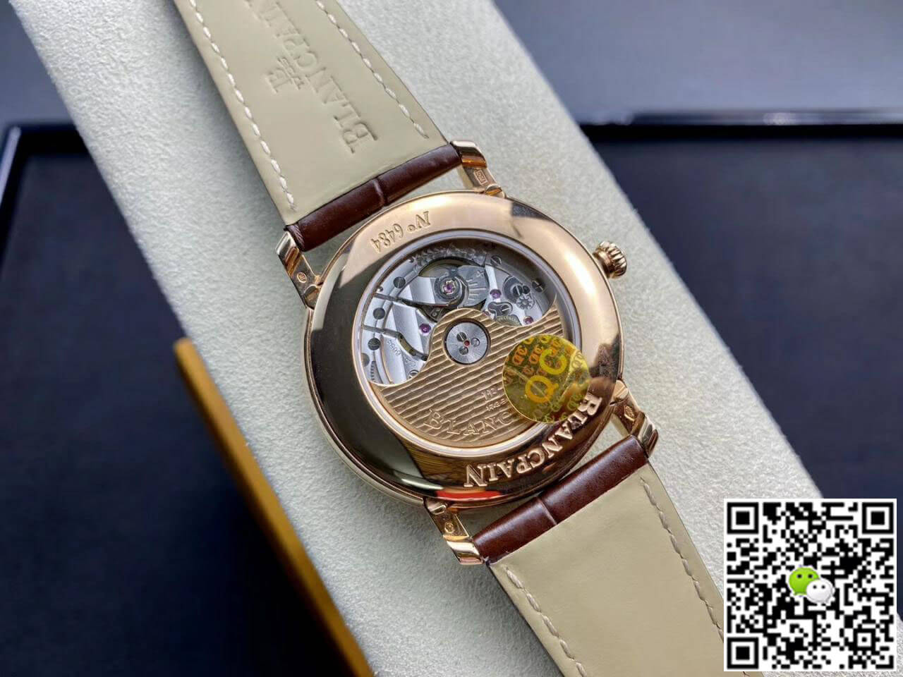 Blancpain Villeret 6654-3642-55B OM Factory V3 Rose Gold Case