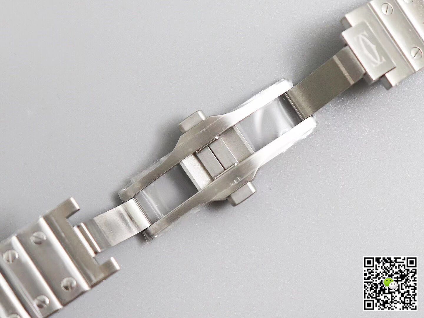 Cartier Santos WSSA0009 BV Factory White Dial