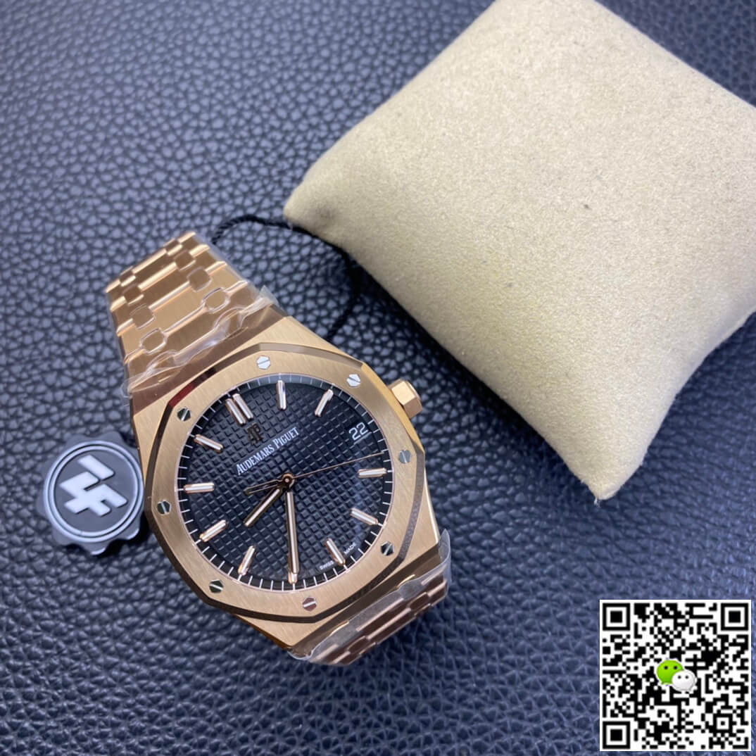 Audemars Piguet Royal Oak 15500OR.OO.1220OR.01 ZF Factory Rose Gold Version Black Dial