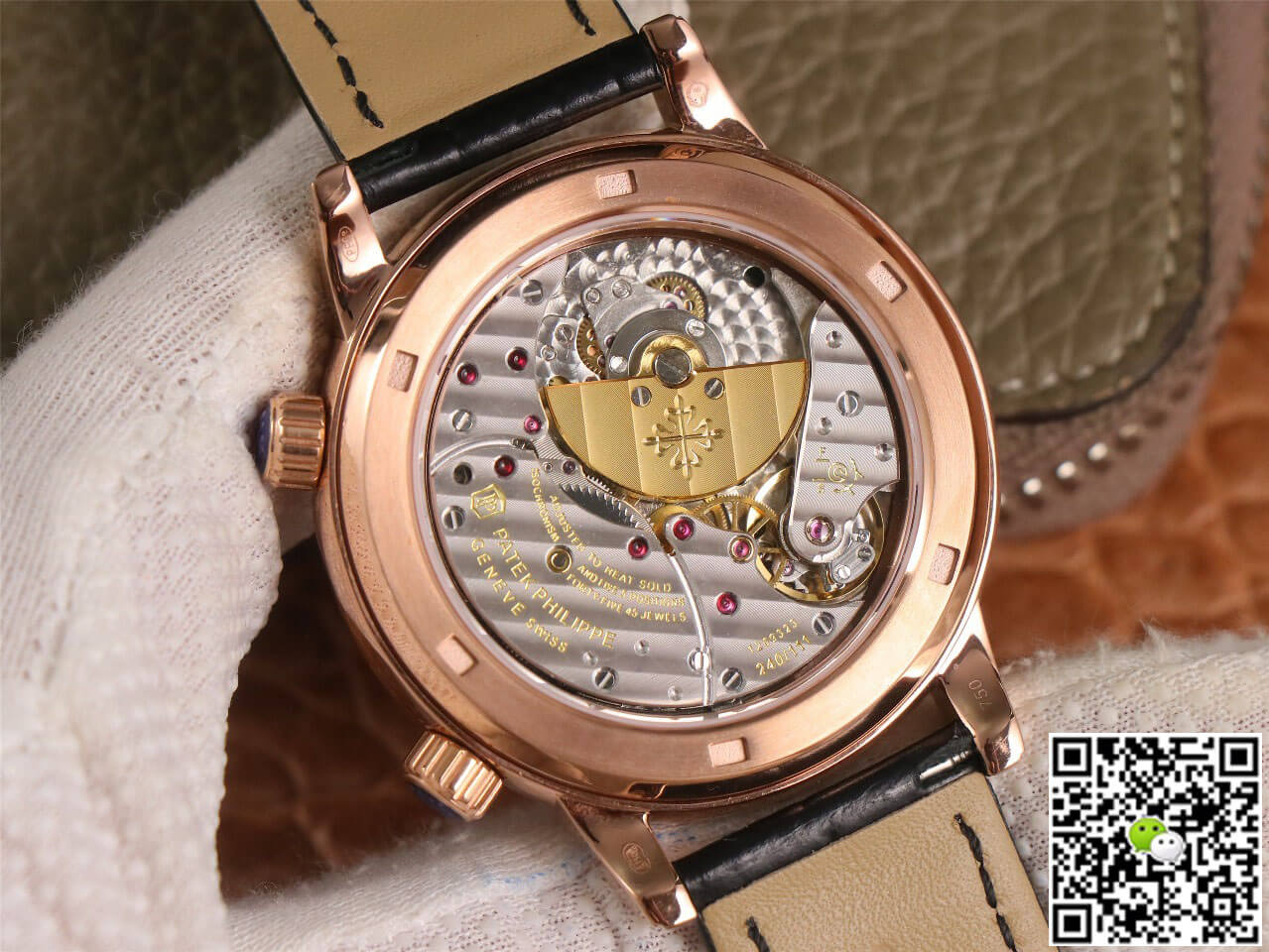 Patek Philippe Grand Complications 6102 TW Factory Rose Gold Black Dial