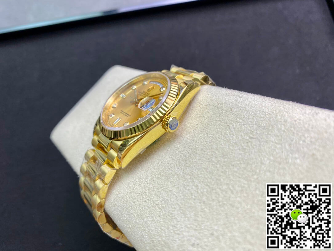 Rolex Day-Date M128238-0008 Yellow Gold EW Factory Champagne Dial