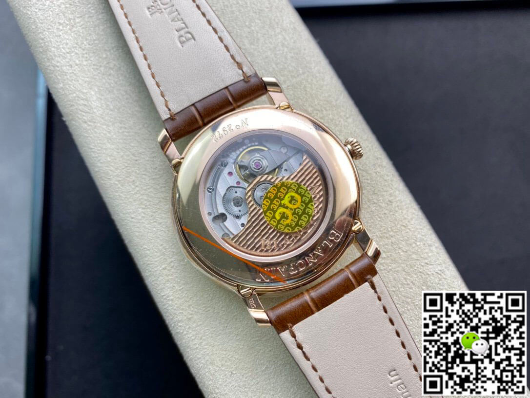 Blancpain Villeret 6654 OM Factory V3 Leather Strap