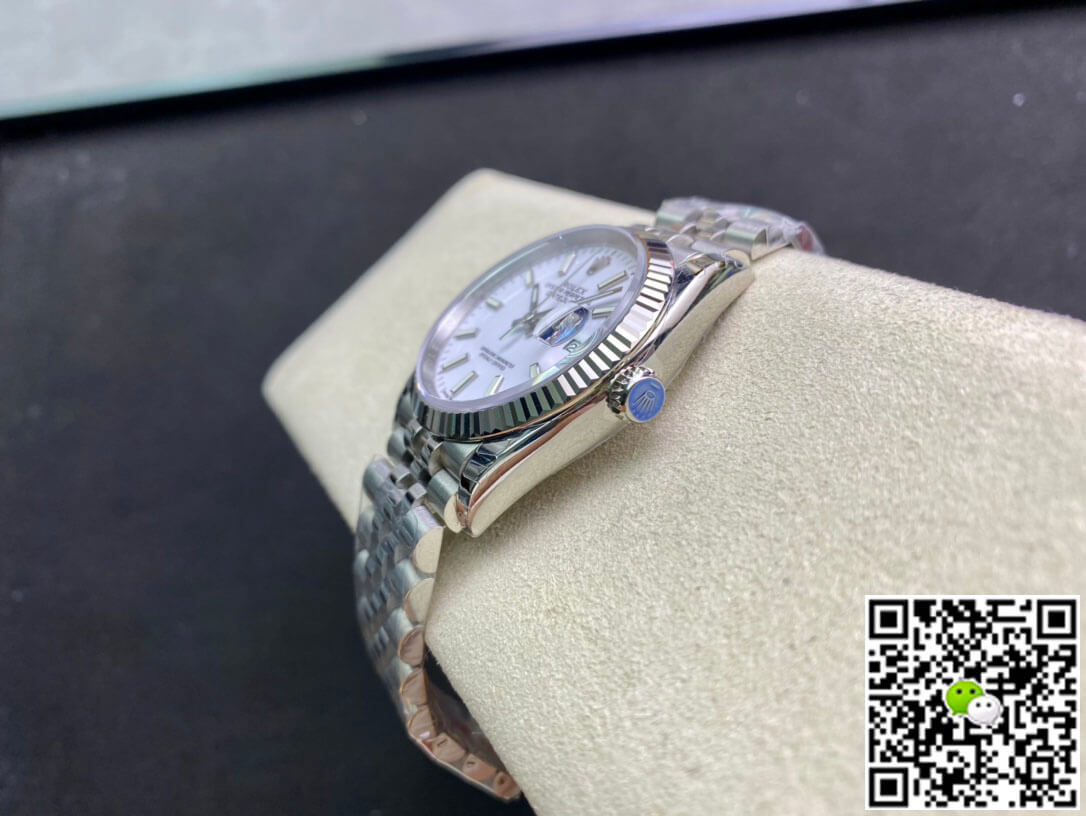 Rolex Datejust 36MM EW Factory Stainless Steel White Dial