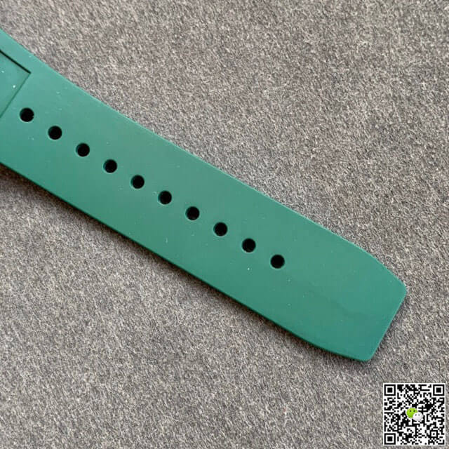 Richard Mille RM055 KV Factory V2 Green Rubber Strap
