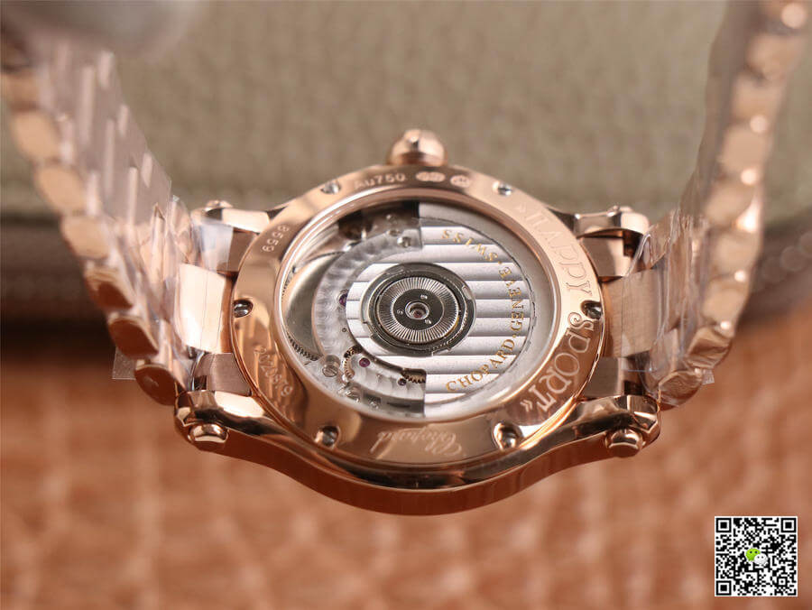 Chopard Happy Sport 274808-5002 YF Factory White Dial Rose Gold