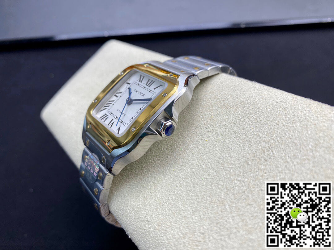 Cartier De Santos W2SA0016 35MM BV Factory White Dial