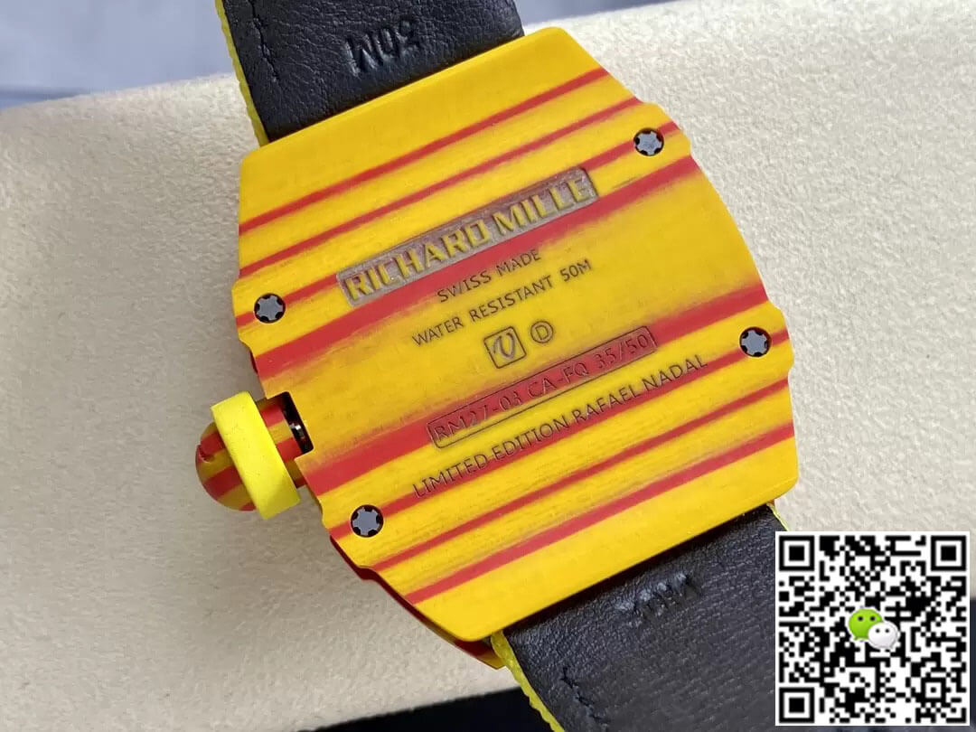 Richard Mille RM27-03 Tourbillon BBR Factory Yellow Carbon Fiber Case