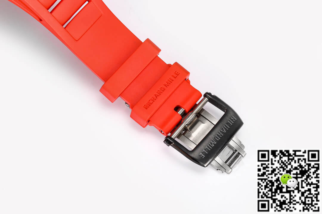 Richard Mille RM-055 BBR Factory Ceramic Case Red Strap