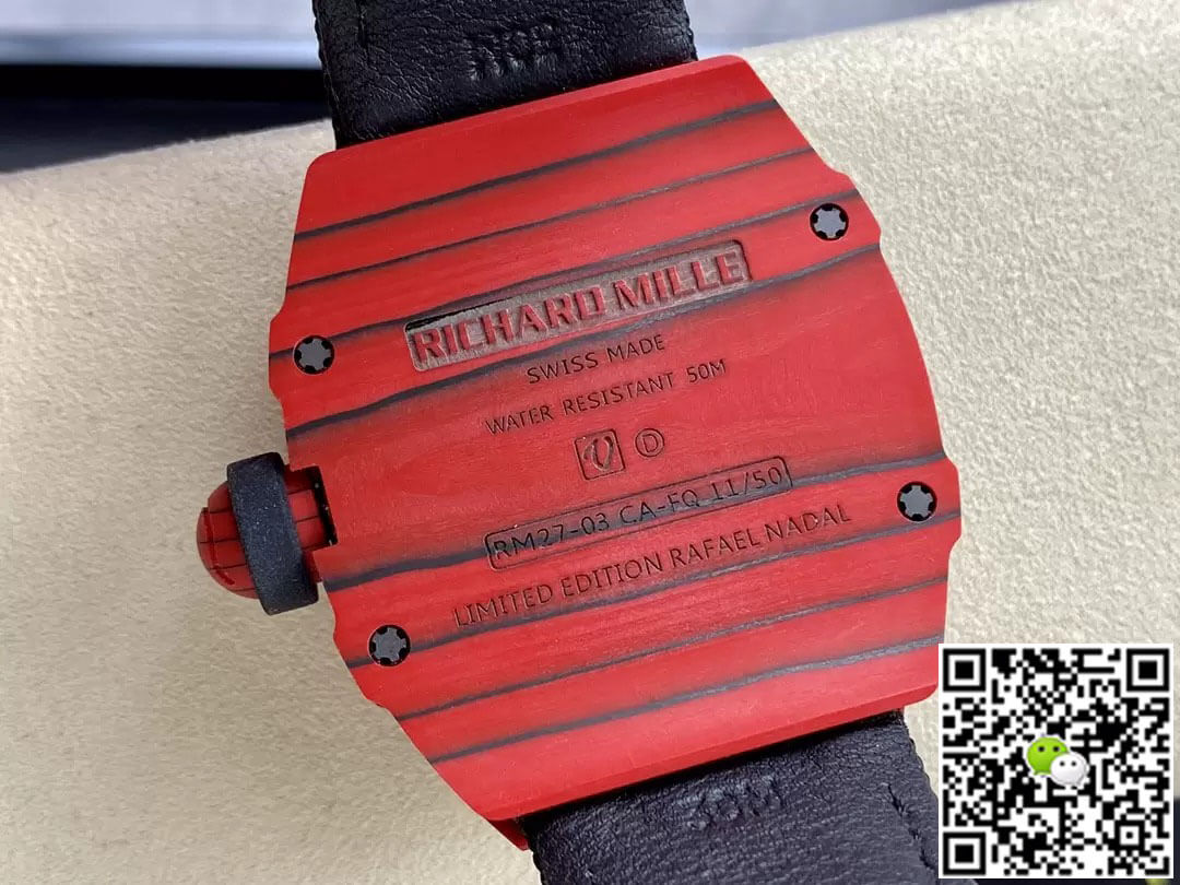 Richard Mille RM27-03 Tourbillon BBR Factory Red Carbon Fiber Case