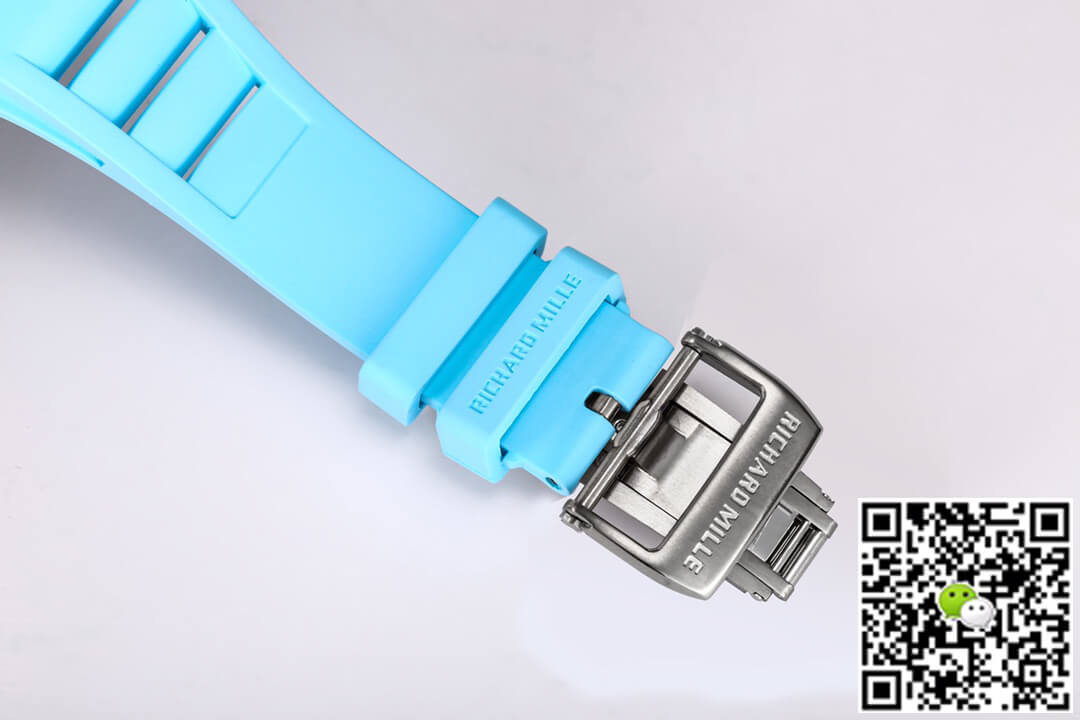 Richard Mille RM-055 BBR Factory Ceramic Case Blue Strap