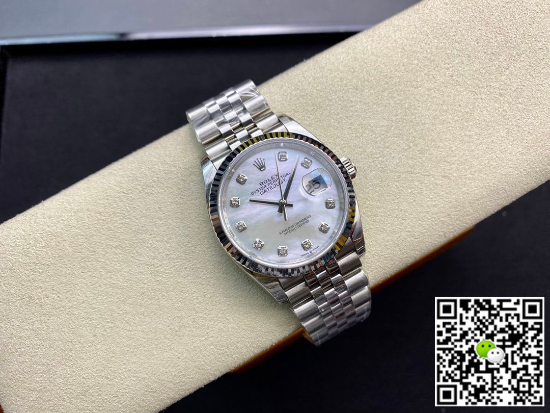 Rolex Datejust 178384-NG-63160 31MM EW Factory Fritillary Dial