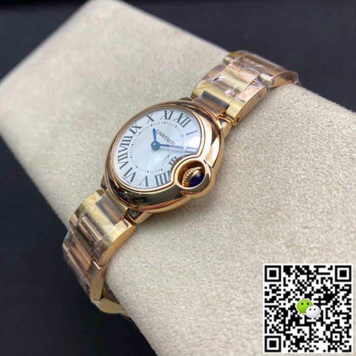 Ballon Bleu De Cartier 28MM WGBB0007 V6 Factory Rose Gold