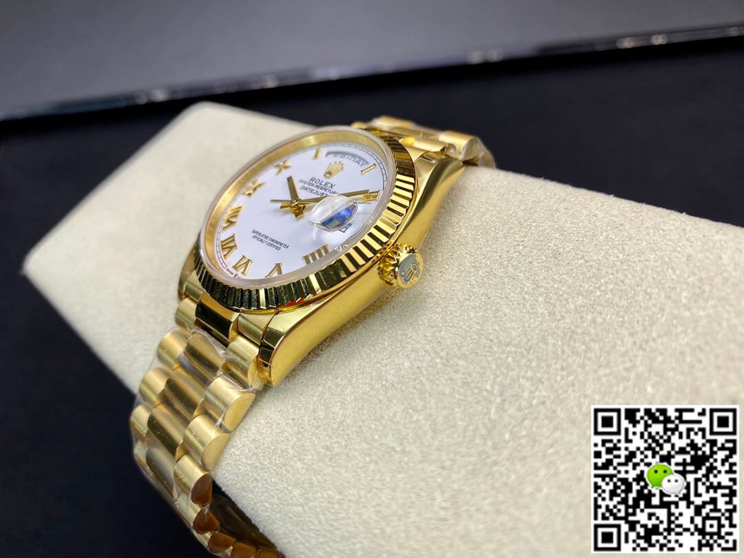 Rolex Day-Date M128238 EW Factory White Dial Roman Time Scale