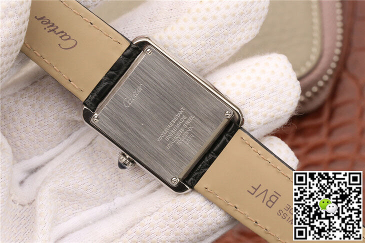 Cartier Tank W5200018 K11 Factory White Dial