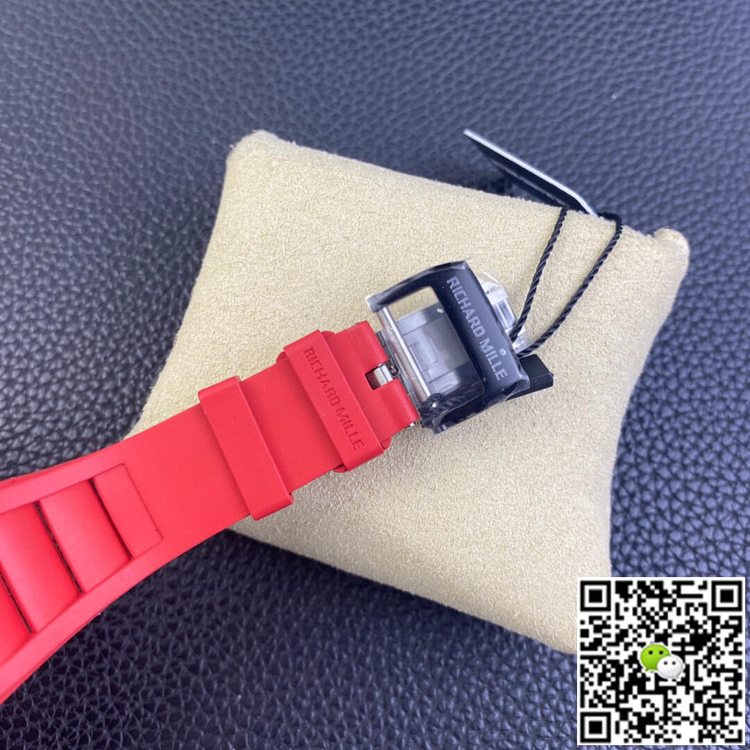 Richard Mille RM055 NTPT BBR Factory Carbon Fiber Red Strap