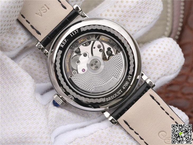Breguet Classique Moonphase 4396 Stainless Steel White Dial