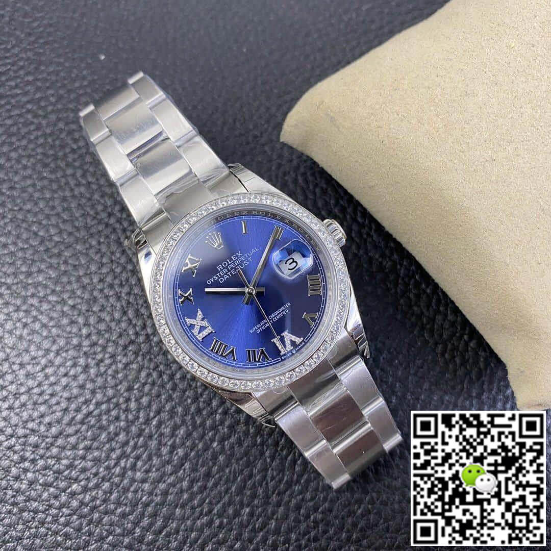 Rolex Datejust M126284RBR EW Factory Diamond Bezel