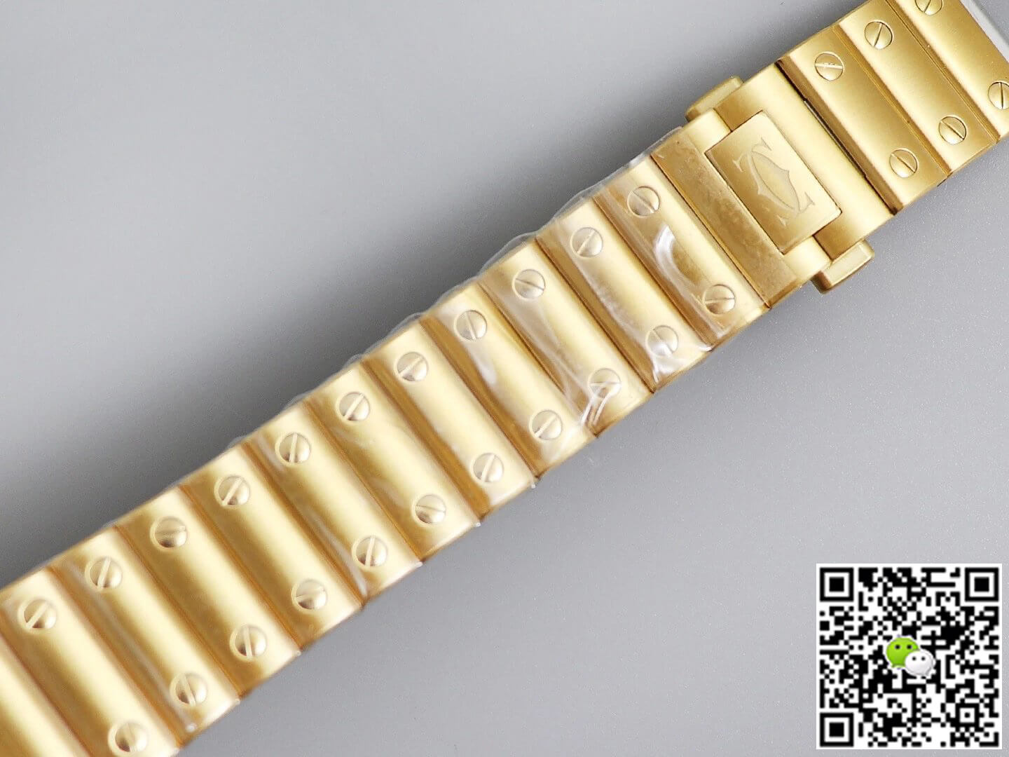 Cartier De Santos W20112Y1 BV Factory Yellow Gold