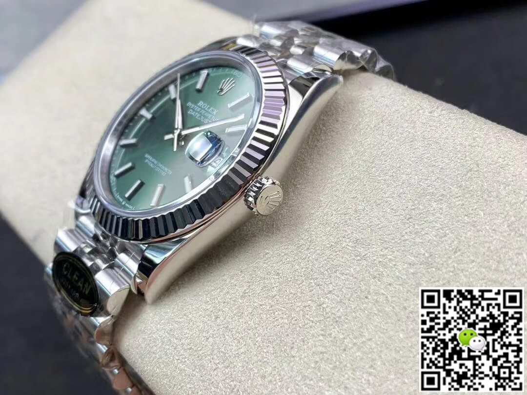 Rolex Datejust M126334-0027 Clean Factory Mint Green Dial