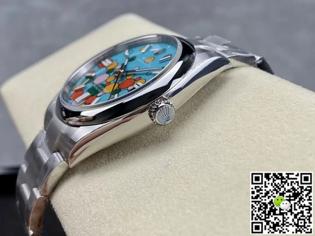 Rolex Oyster Perpetual M124300-0008 41MM EW Factory Turquoise Blue Dial