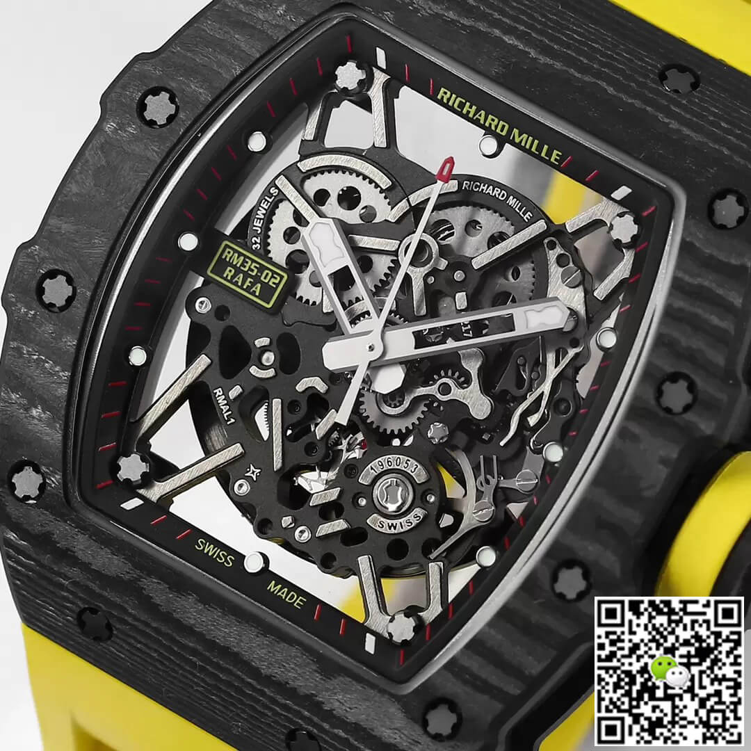Richard Mille RM35-02 BBR Factory Yellow Strap