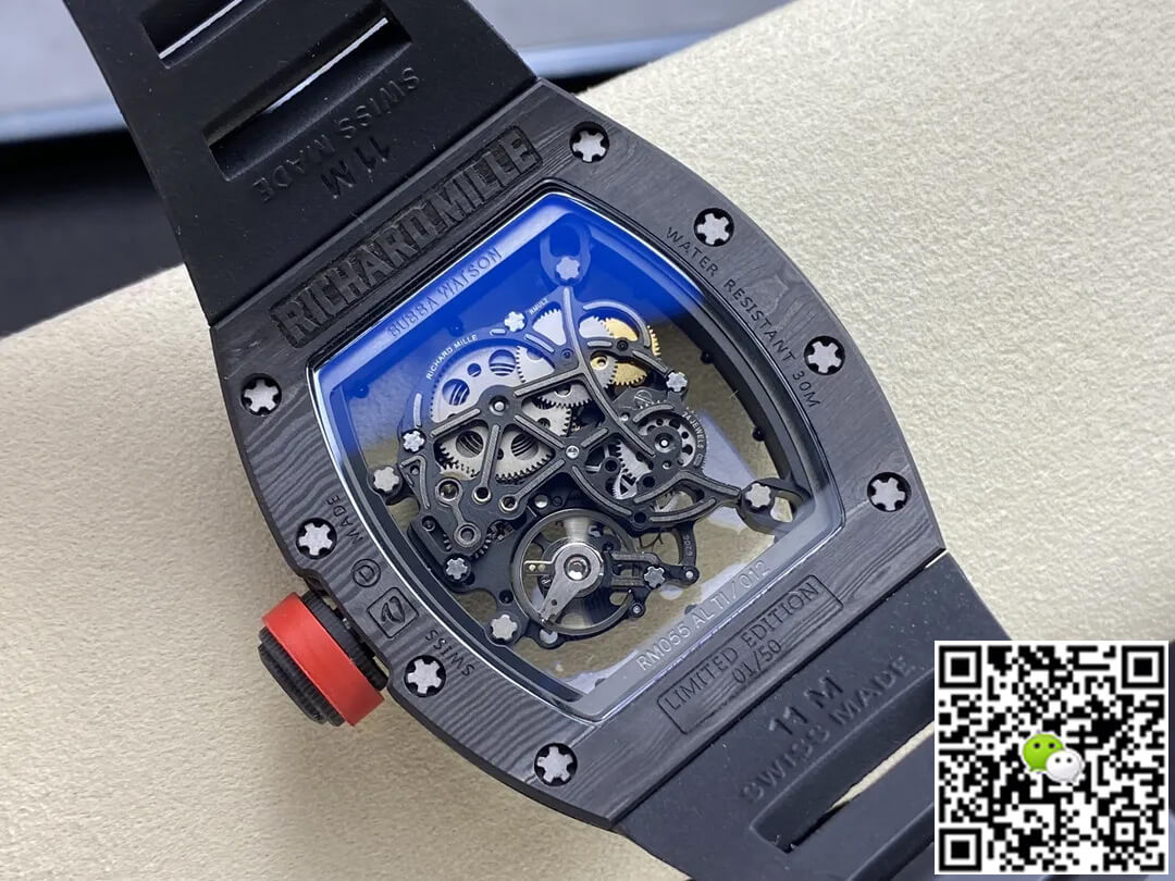 Richard Mille RM-055 BBR Factory Carbon Fiber Black Case