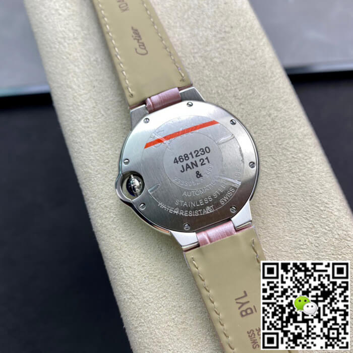 Ballon Bleu De Cartier 33MM V6 Factory Pink Dial