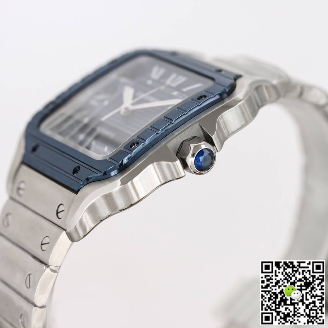 Santos De Cartier GF Factory Stainless Steel Blue Dial
