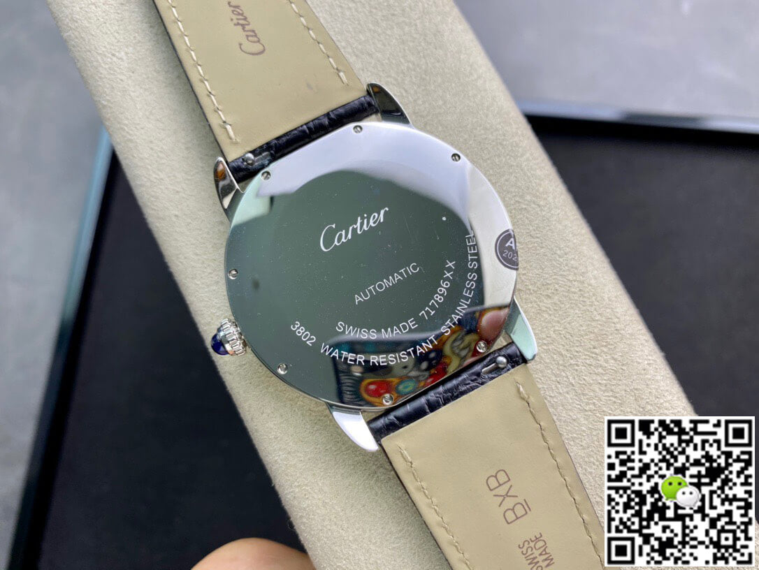 RONDE DE CARTIER W6701010 AF Factory Leather Strap