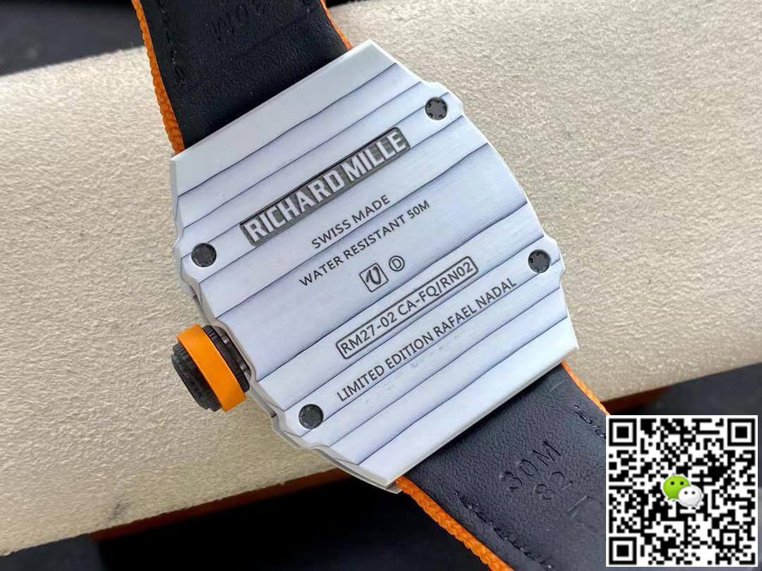 Richard Mille RM27-02 RM Factory Skeleton Tourbillon Orange Strap