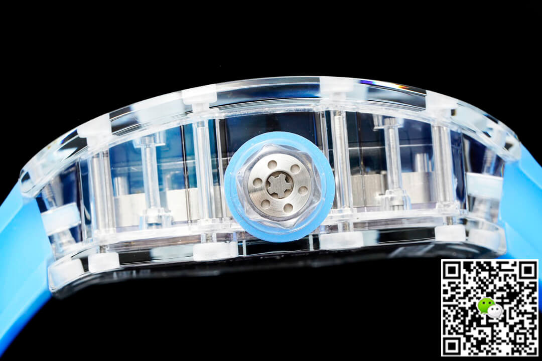 Richard Mille RM12-01 RM Factory Tourbillon Transparent Version Blue Strap
