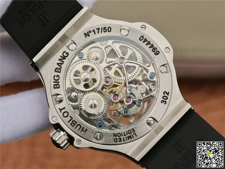 Hublot Big Bang Tourbillon Stainless Steel Diamond Black Dial