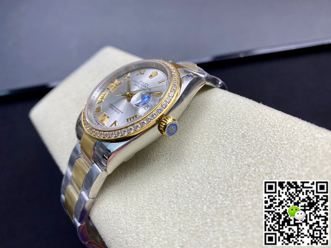 Rolex Datejust M126283RBR-0018 EW Factory Diamond-set Bezel