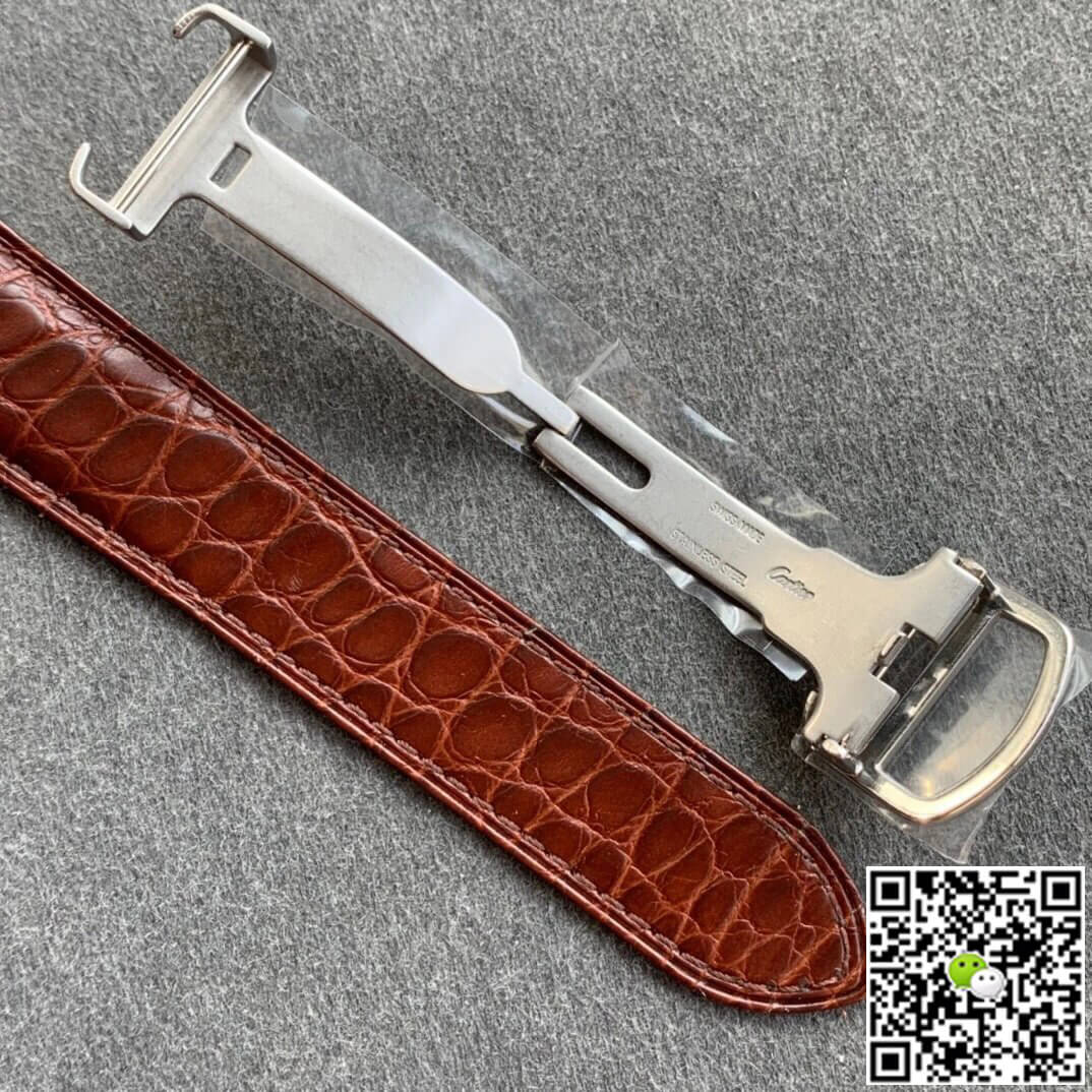 Cartier Tank WSTA0028 K11 Factory Brown Cowhide Strap