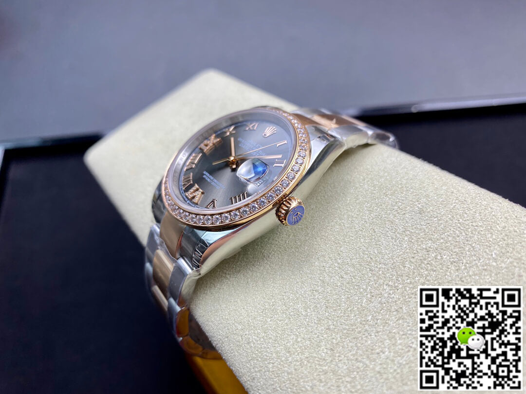 Rolex Datejust M126281RBR-0012 EW Factory Diamond-set Bezel