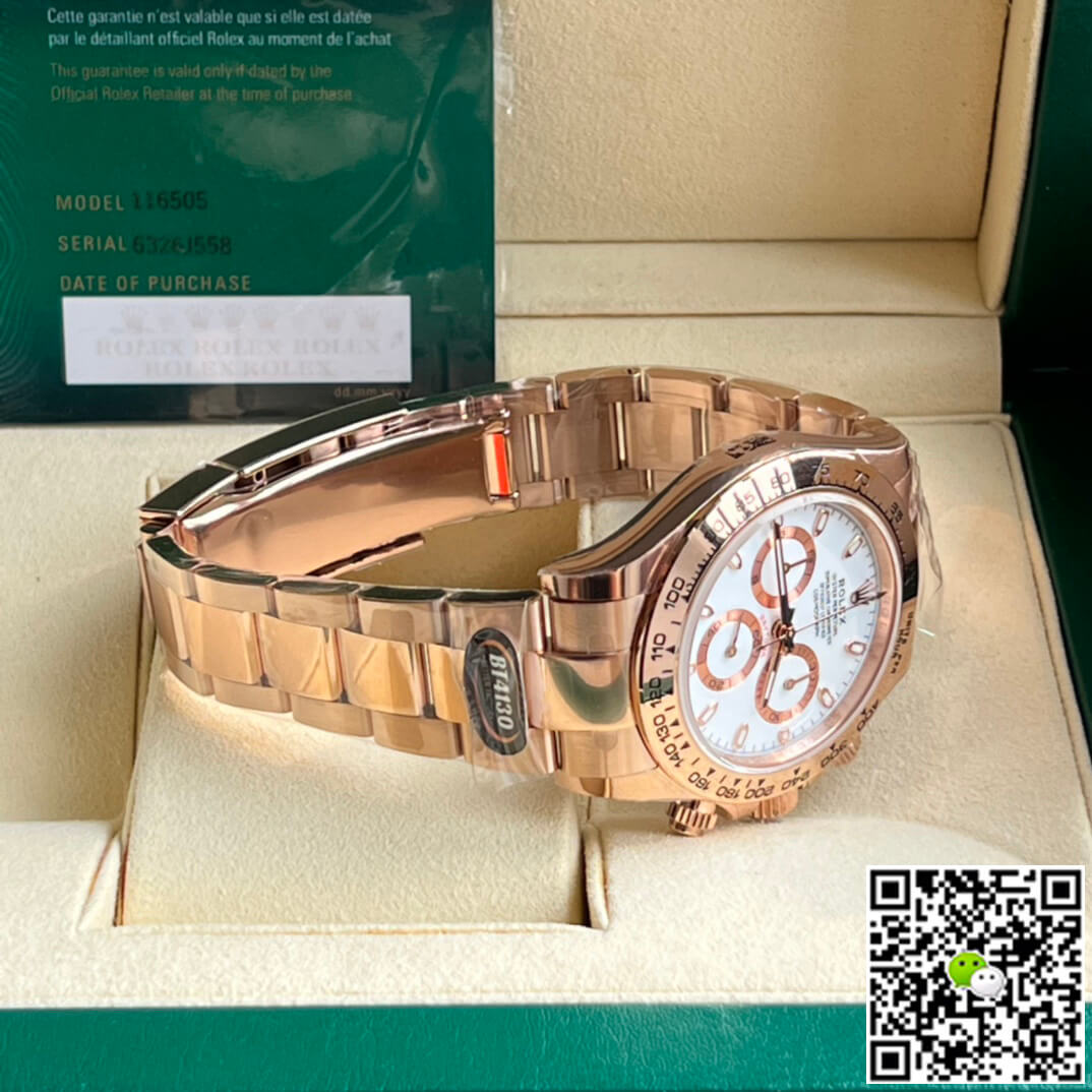Rolex Daytona M116505-0010 BT Factory White Dial