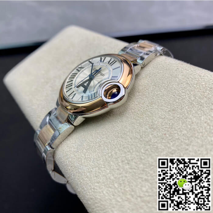 Ballon Bleu De Cartier W2BB0023 33MM V6 Factory Silver Dial