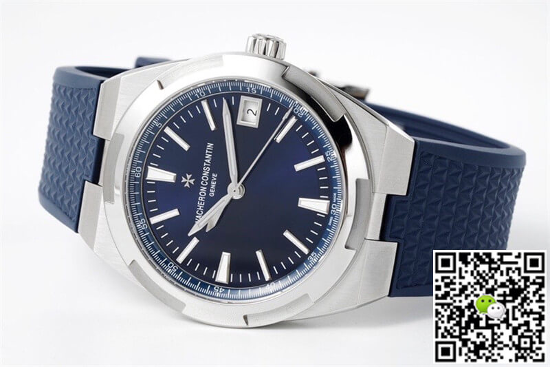 Vacheron Constantin Overseas 4500V PPF Factory Blue Rubber Strap