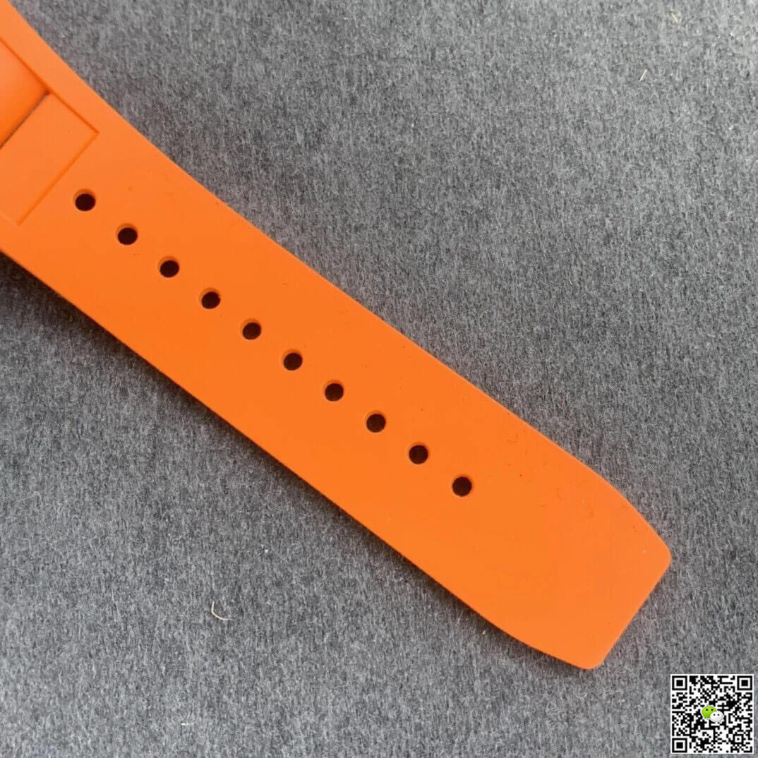 Richard Mille RM35-02 KV Factory V3 Carbon Fiber Orange Strap