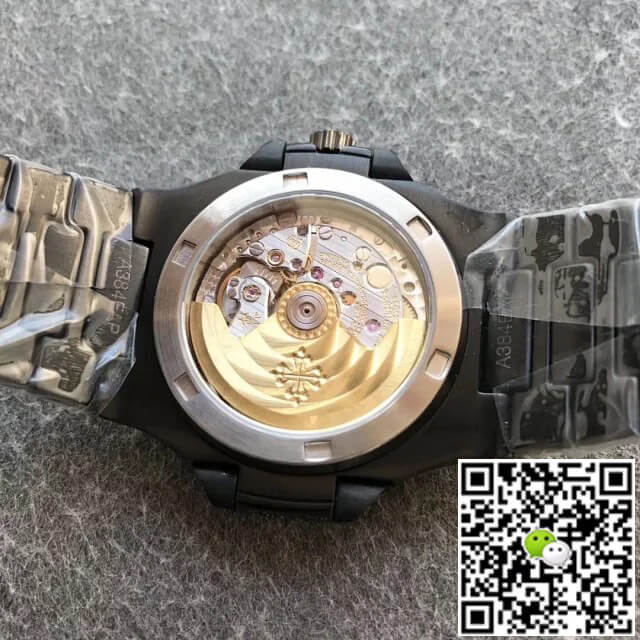 Patek Philippe Nautilus 5719/10G-010 PPF Factory Full Diamond Black Dial