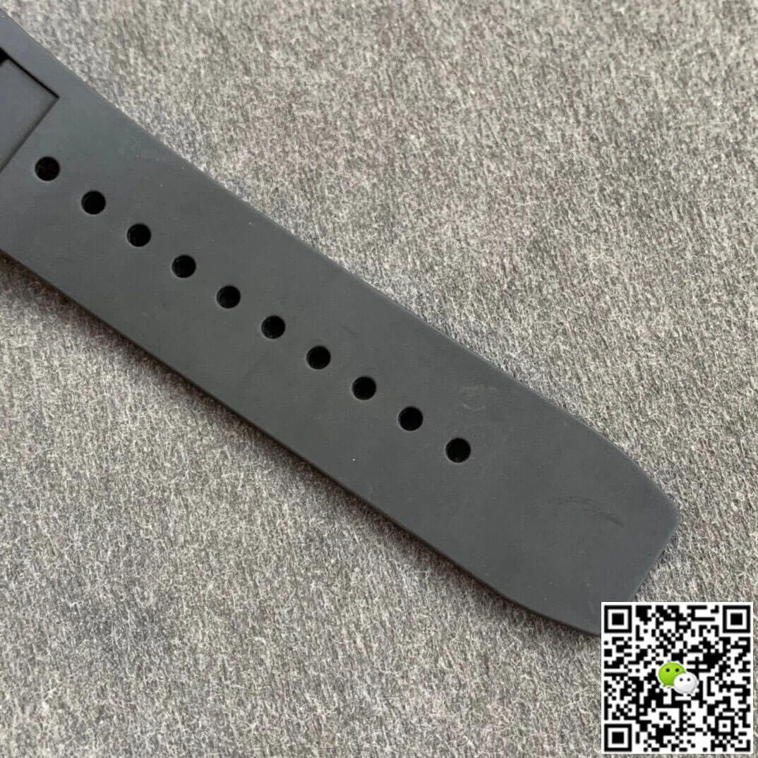 Richard Mille RM055 KV Factory V2 Black Ceramic Rubber Strap