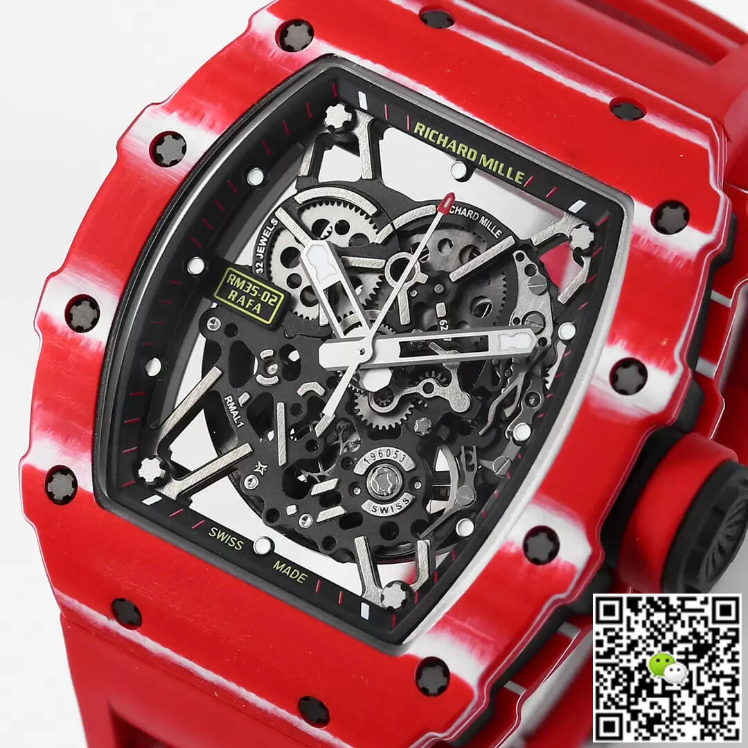 Richard Mille RM35-02 BBR Factory Red Carbon Fiber Case